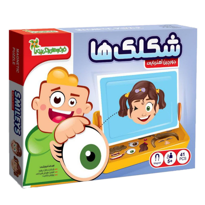 جورچين آهنربايي شکلک