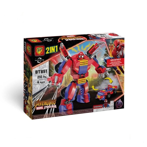 لگو شخصيت marvel بزرگ (استند 4 عددي)  BT 851/4